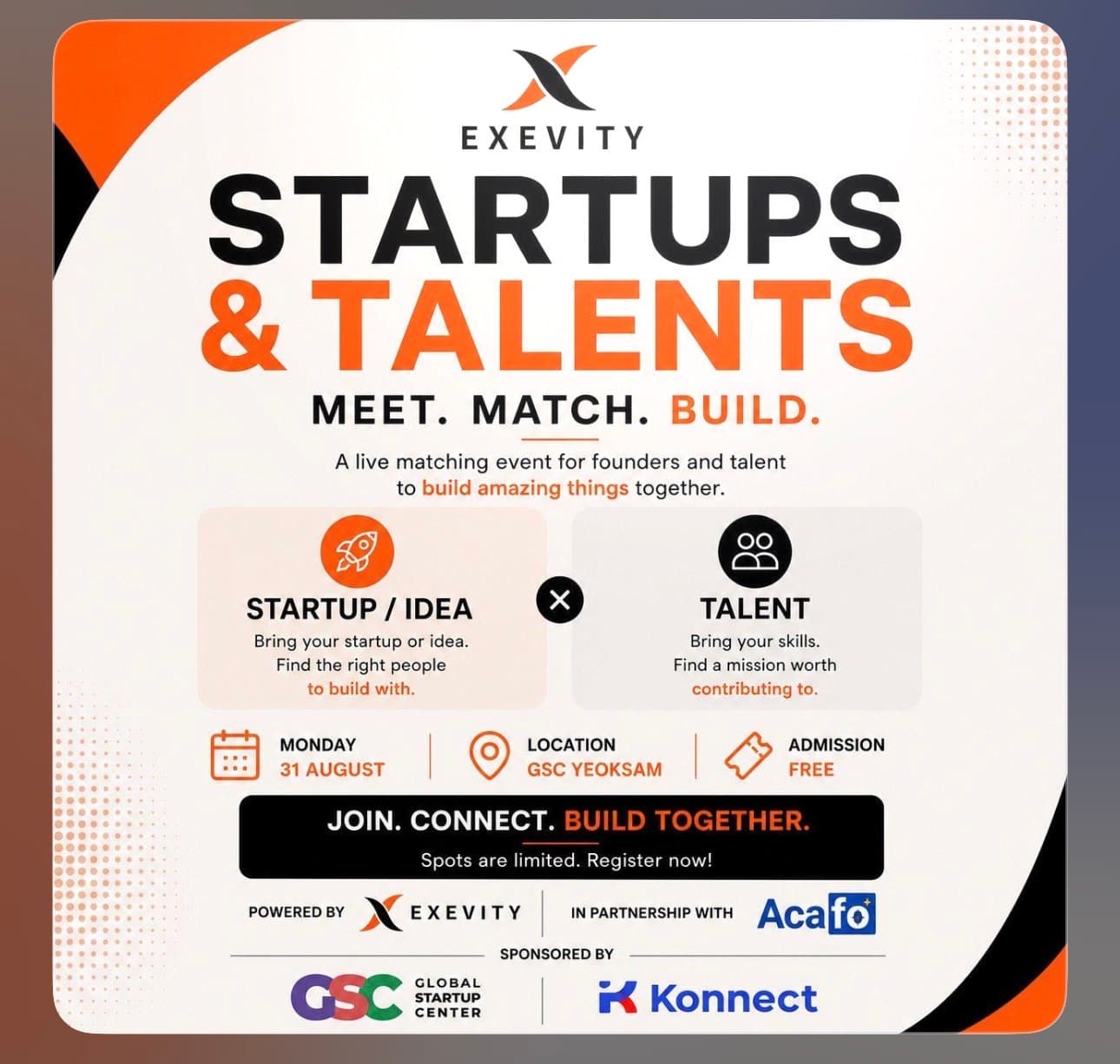 Startup X Talents Matching Day