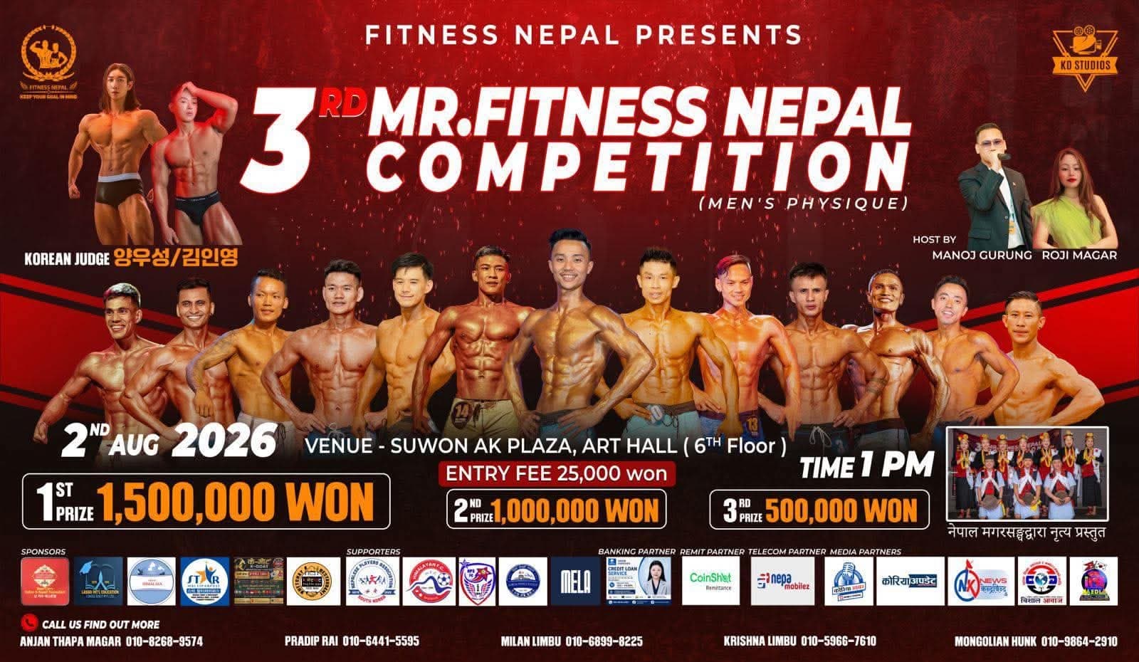 3rd Mr. Fitness Nepal Competition